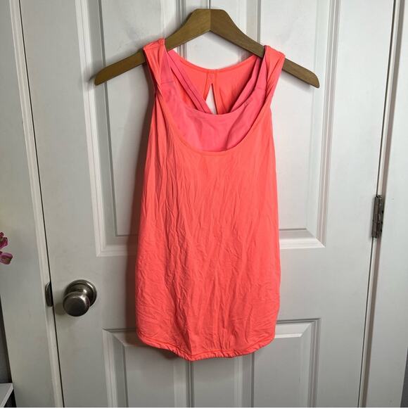 Lululemon Ready & Go Tank Built In Bra Very Light Flare Size 4 - Picture 3 of 6
